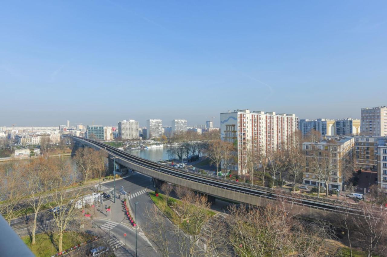 Appartement Jaures Vue Sur La Seine - Welkeys クリシー エクステリア 写真