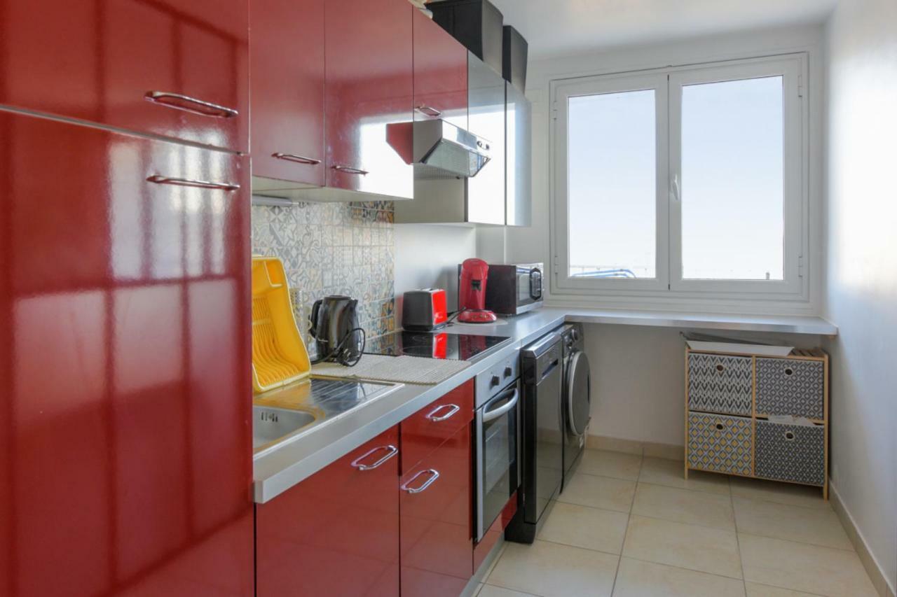 Appartement Jaures Vue Sur La Seine - Welkeys クリシー エクステリア 写真